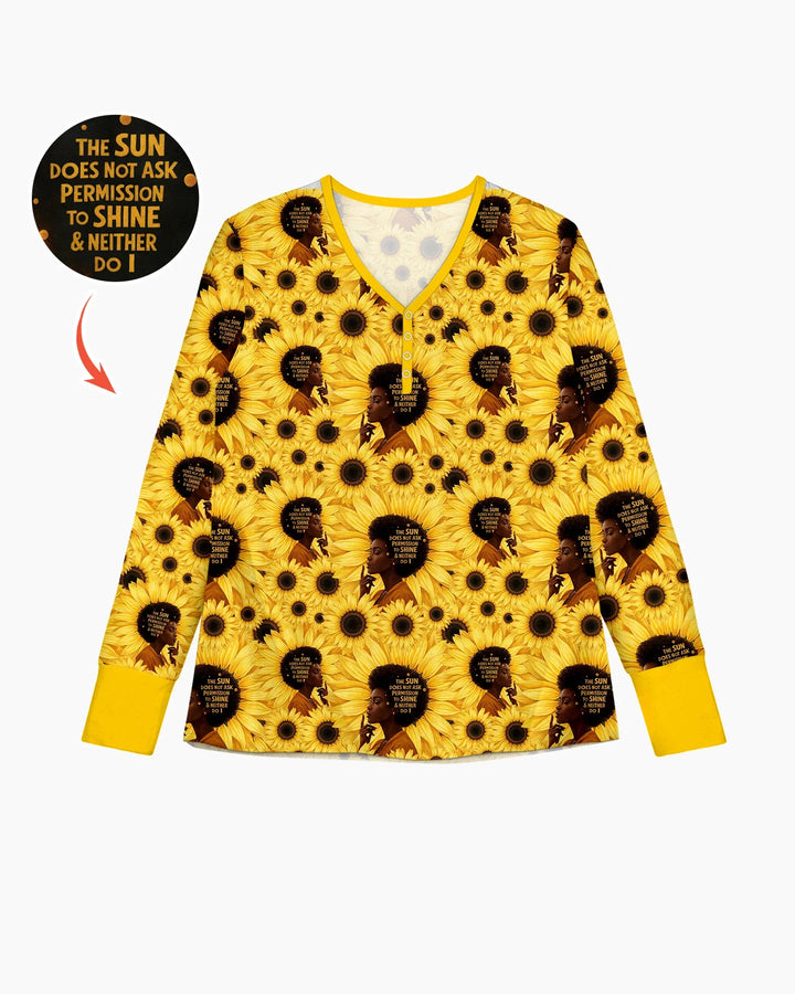 Sunflower Sunaya Custom Bamboo Women Pajama Set