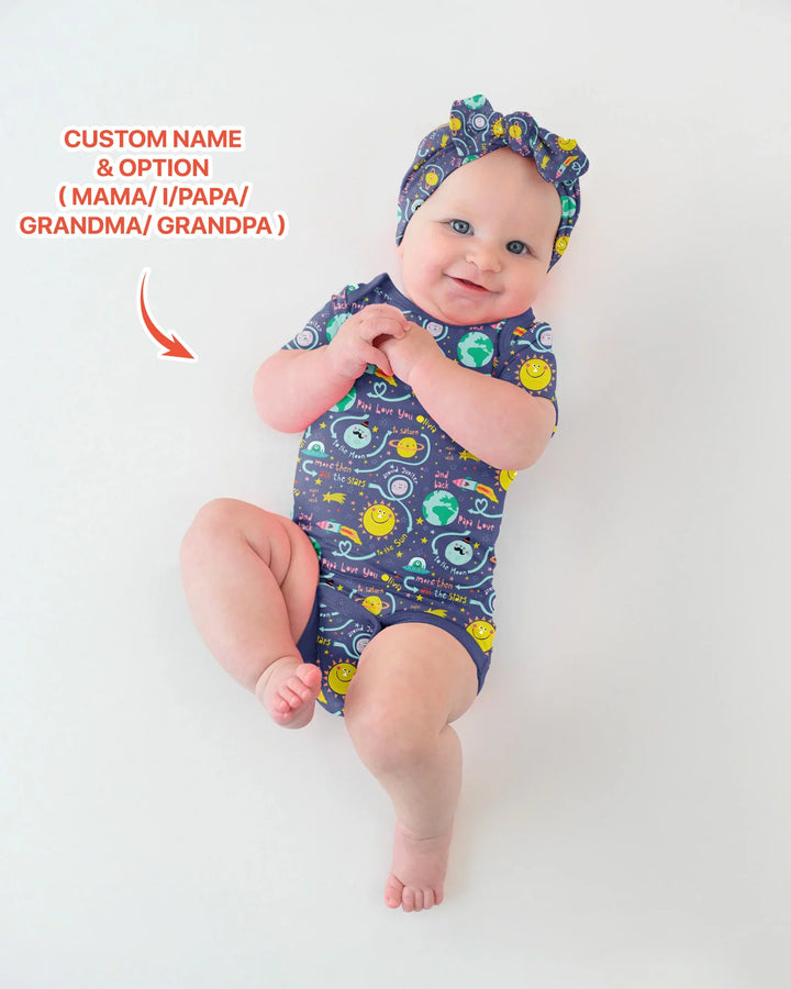 Love to the Moon and Back  Bamboo Bodysuit