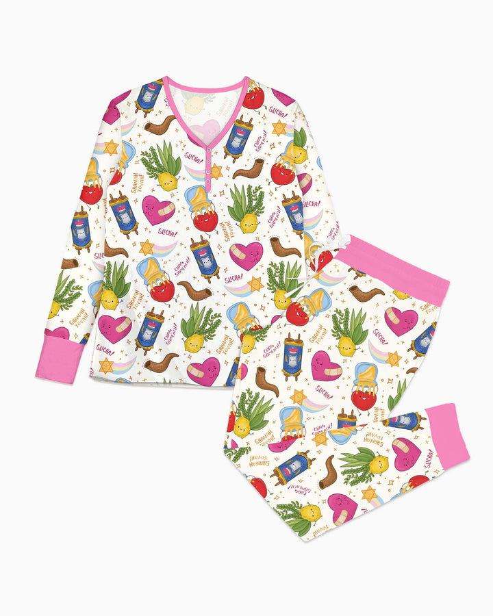 Jewish High Holidays Bamboo Women Pajama Set