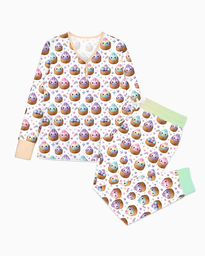 Vorlage Bambus Damen Pyjama Set