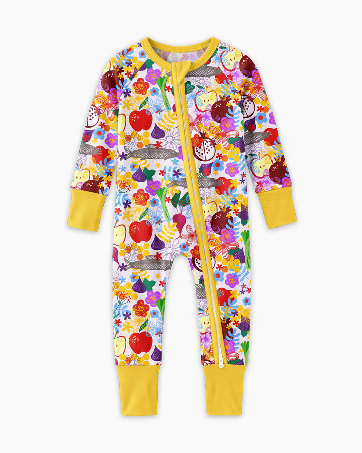 Happy Rosh Hashanah Bamboo Convertible Zippy