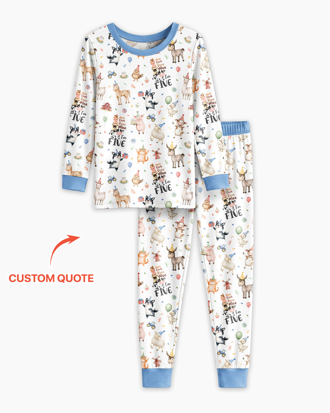 Conjunto de pijama de dos piezas de bambú con mangas largas, plantilla PERSONALIZADA