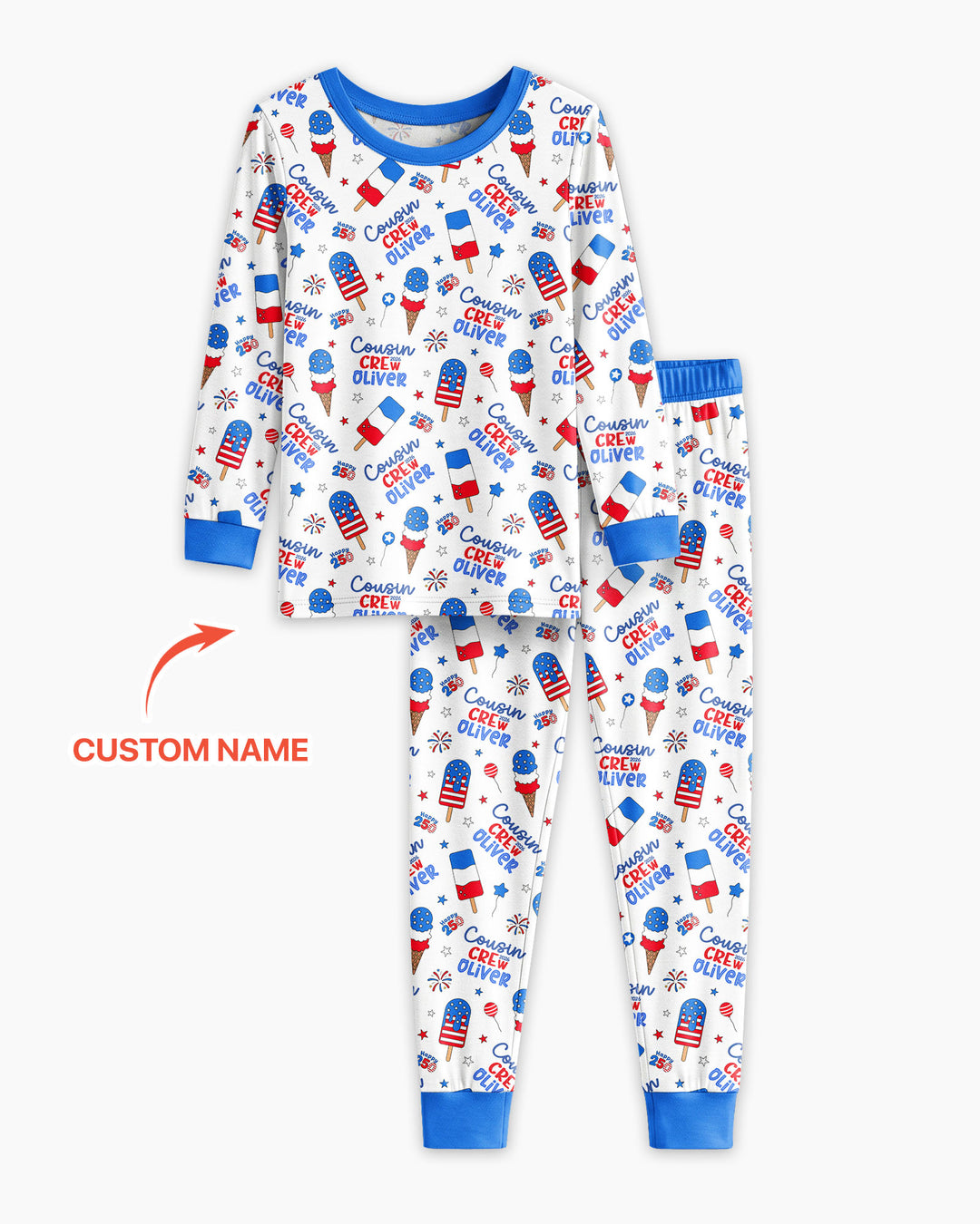 Conjunto de pijama de dos piezas de bambú con mangas largas, plantilla PERSONALIZADA