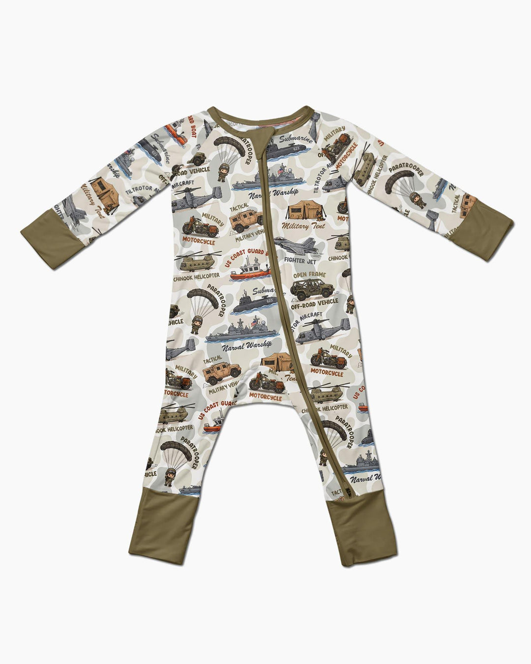 Little Hero Military Family Matching Bamboo Convertible Zippy