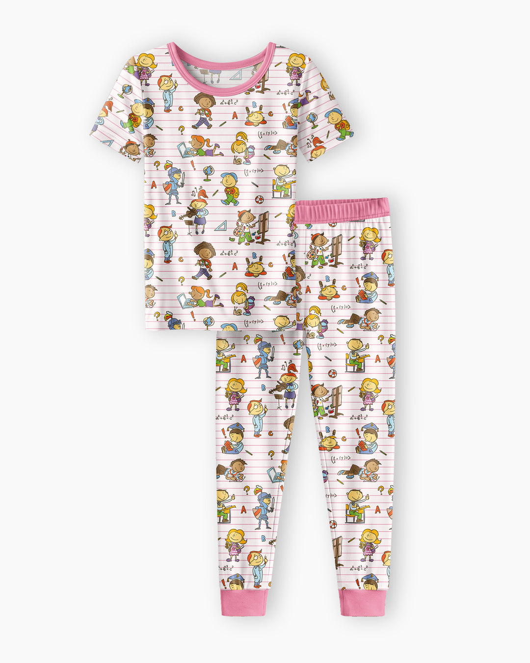 Zweiteiliges, kurzärmliges Pyjama-Set mit Marienkäfern