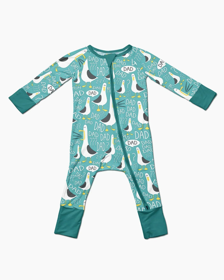 Funny Seagull DAD Bamboo Convertible Zippy