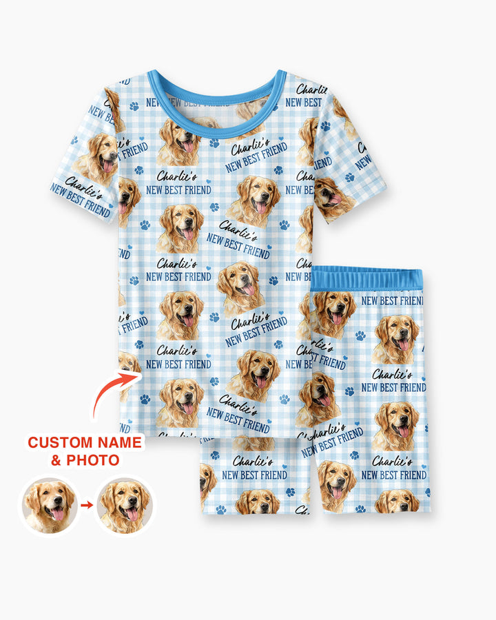 New Best Friend Bamboo Two Piece Short Sleeve Shorts Pajama Set