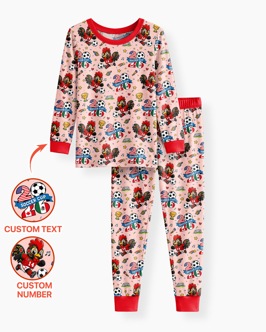 Conjunto de pijama de dos piezas de bambú con mangas largas, plantilla PERSONALIZADA