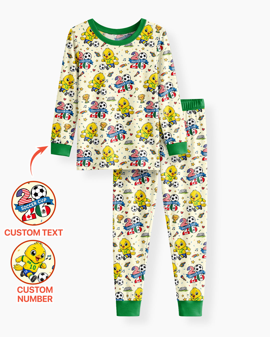 Conjunto de pijama de dos piezas de bambú con mangas largas, plantilla PERSONALIZADA