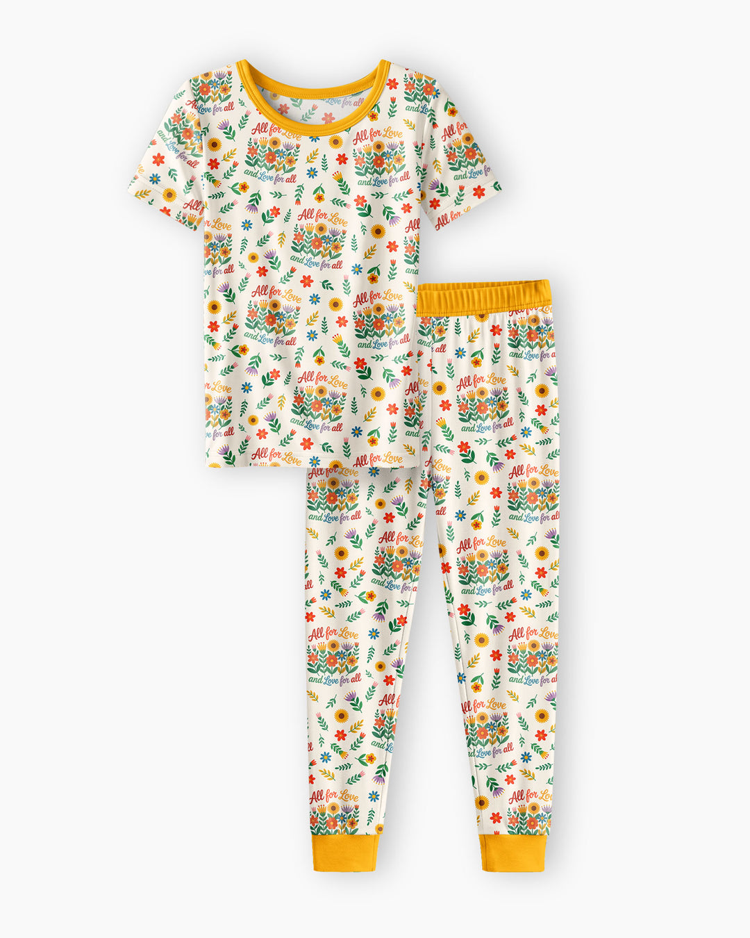 Zweiteiliges, kurzärmliges Pyjama-Set mit Marienkäfern