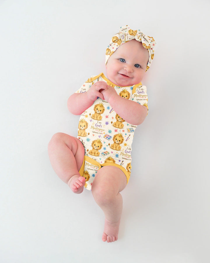 Gerippte Babykleidung mit individuellem Foto - Weich &amp; Skizzenhaft