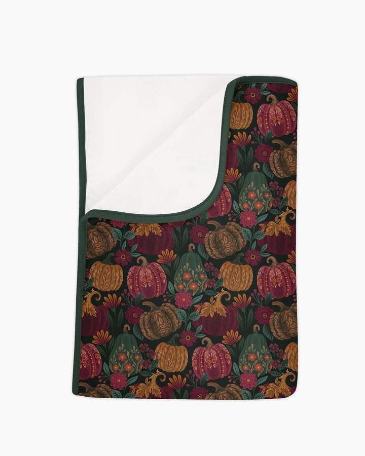 Velvet Pumpkins Bamboo Blanket