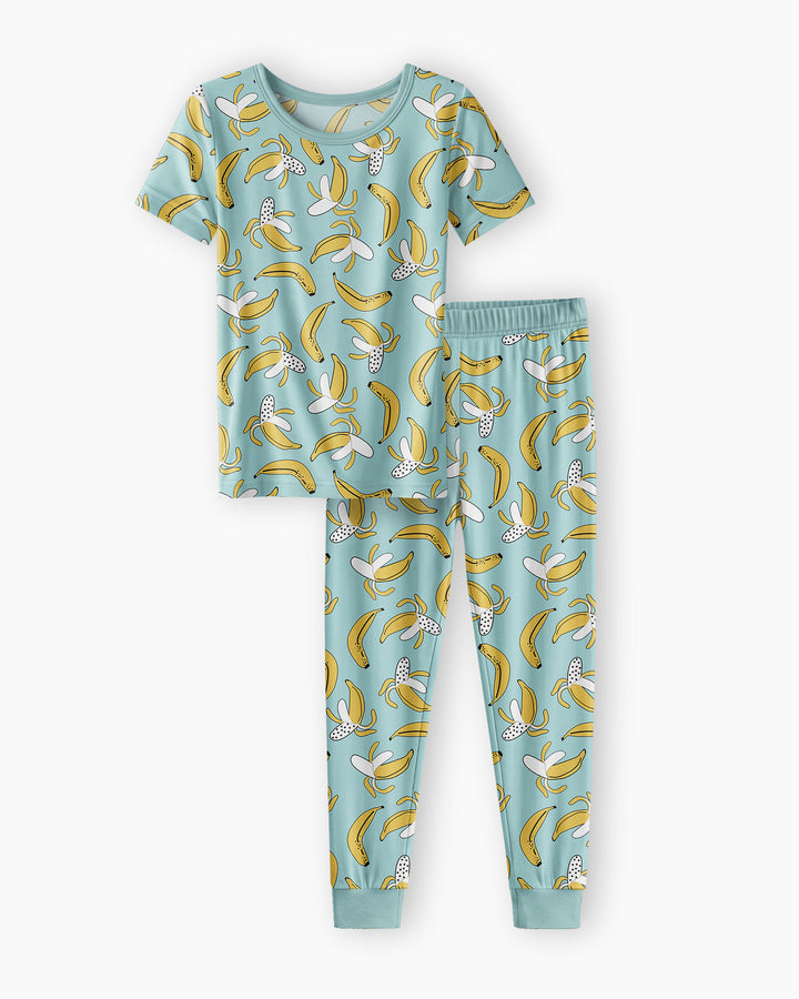 Bananas Bamboo Two Piece Short Sleeve Pajama Set