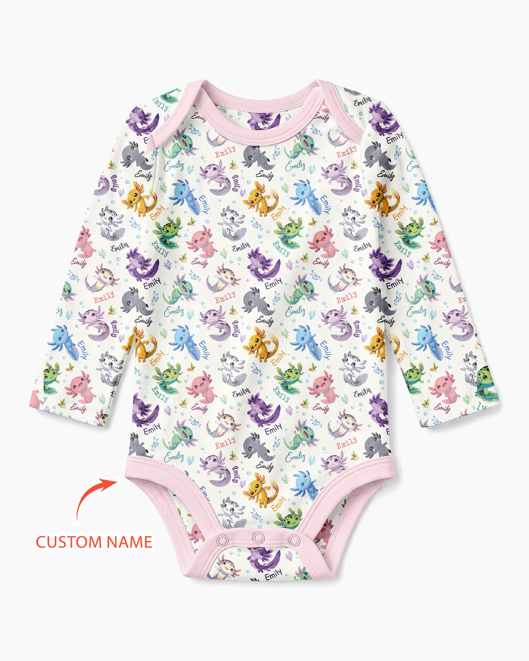 Gerippte Babykleidung mit individuellem Foto - Weich &amp; Skizzenhaft