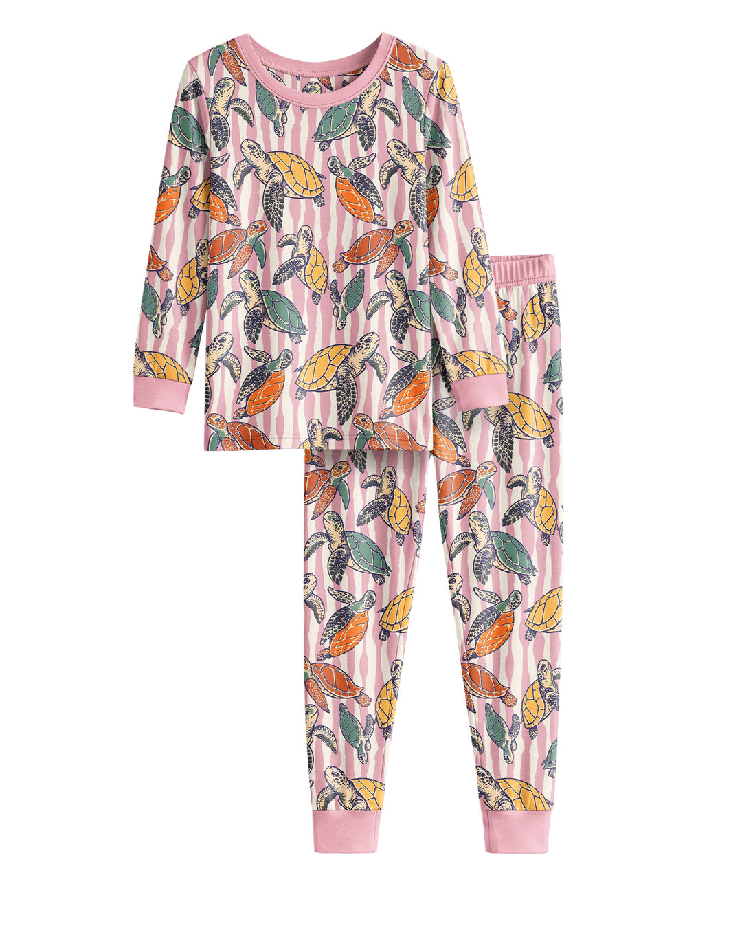 Conjunto de pijama de dos piezas de bambú de manga larga
