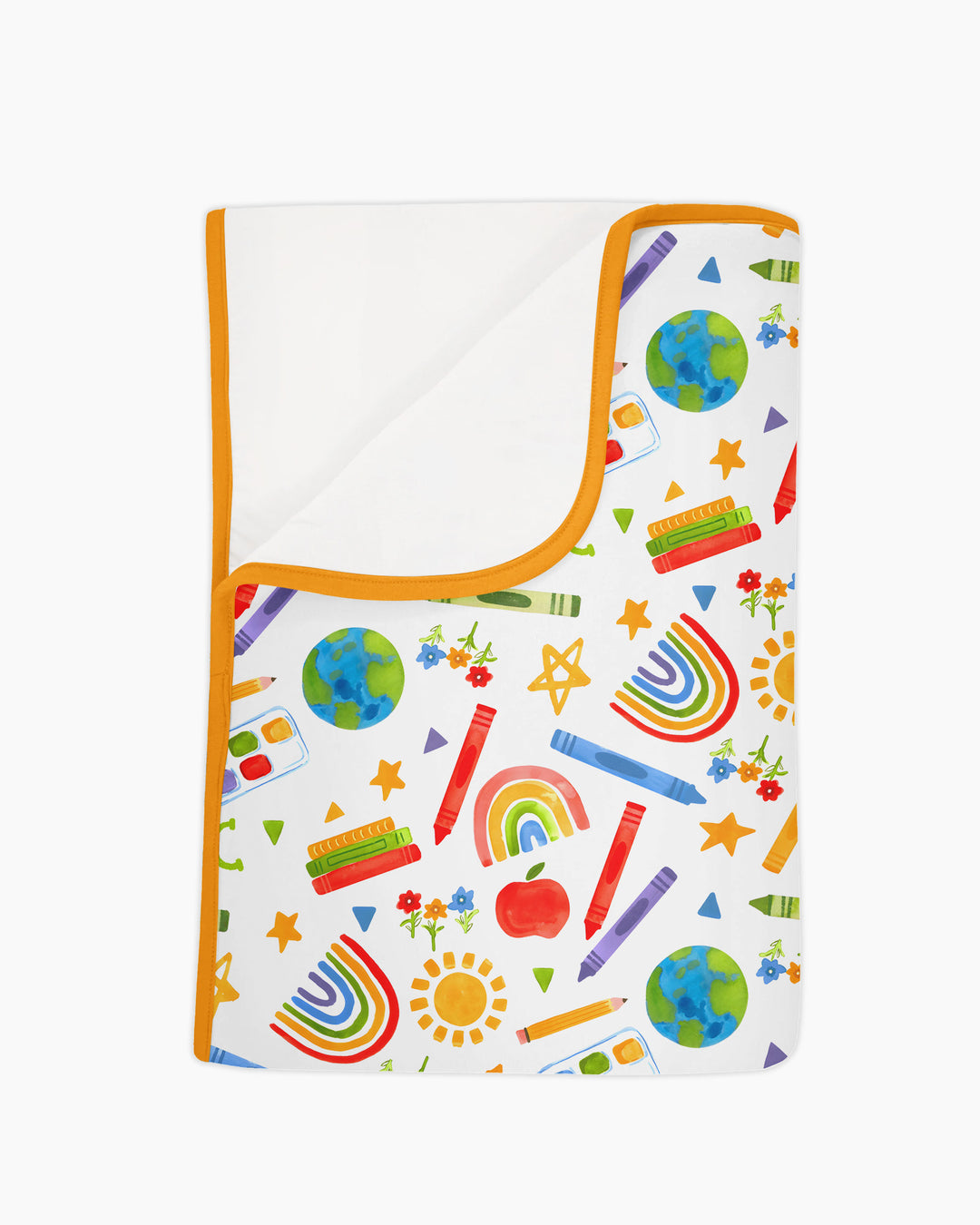 School Scribbles Bamboo Blanket