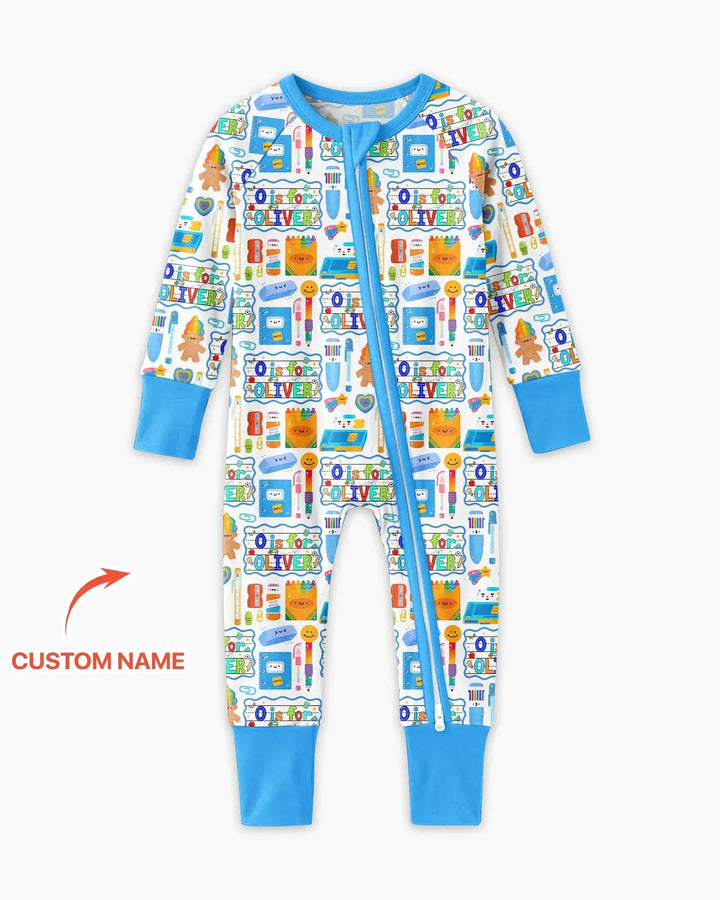 Gerippte Babykleidung mit individuellem Foto - Weich &amp; Skizzenhaft