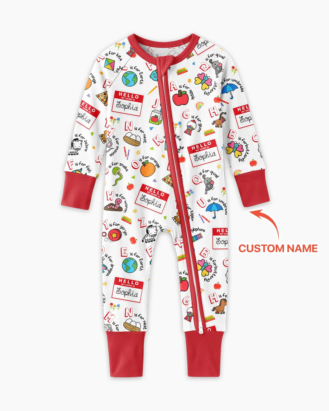 Gerippte Babykleidung mit individuellem Foto - Weich &amp; Skizzenhaft