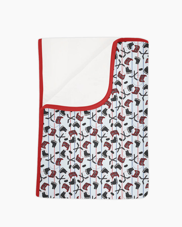 Hockey Rink Bamboo Blanket