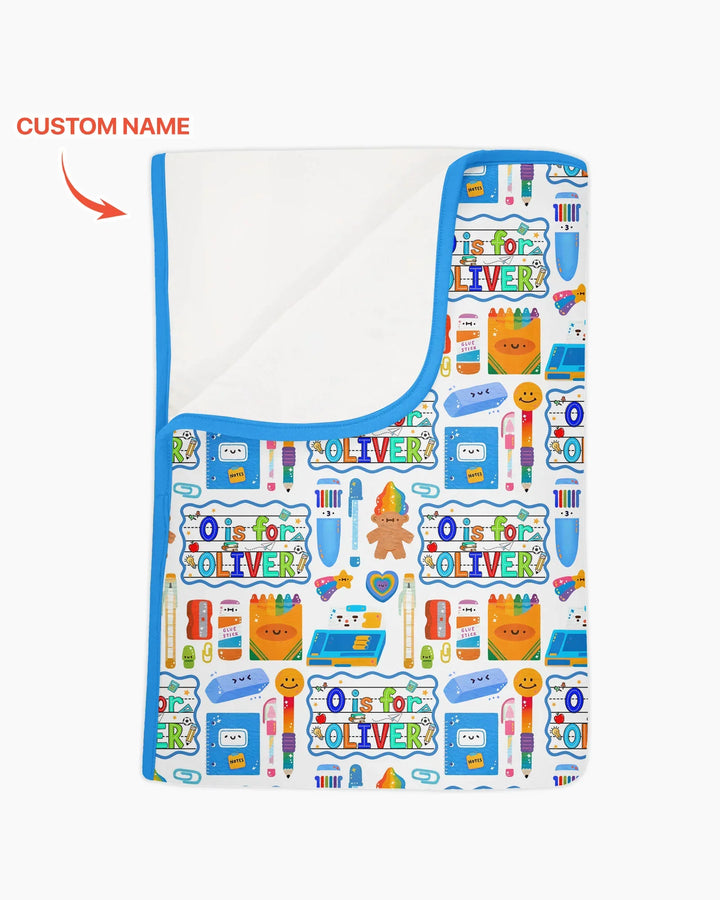 Custom Name Classroom Cuties Bamboo Blanket