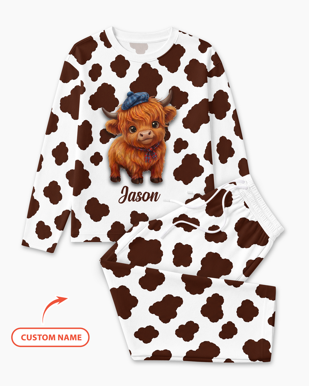 Cozy Moo Dreams Bamboo Men's Pajama Set