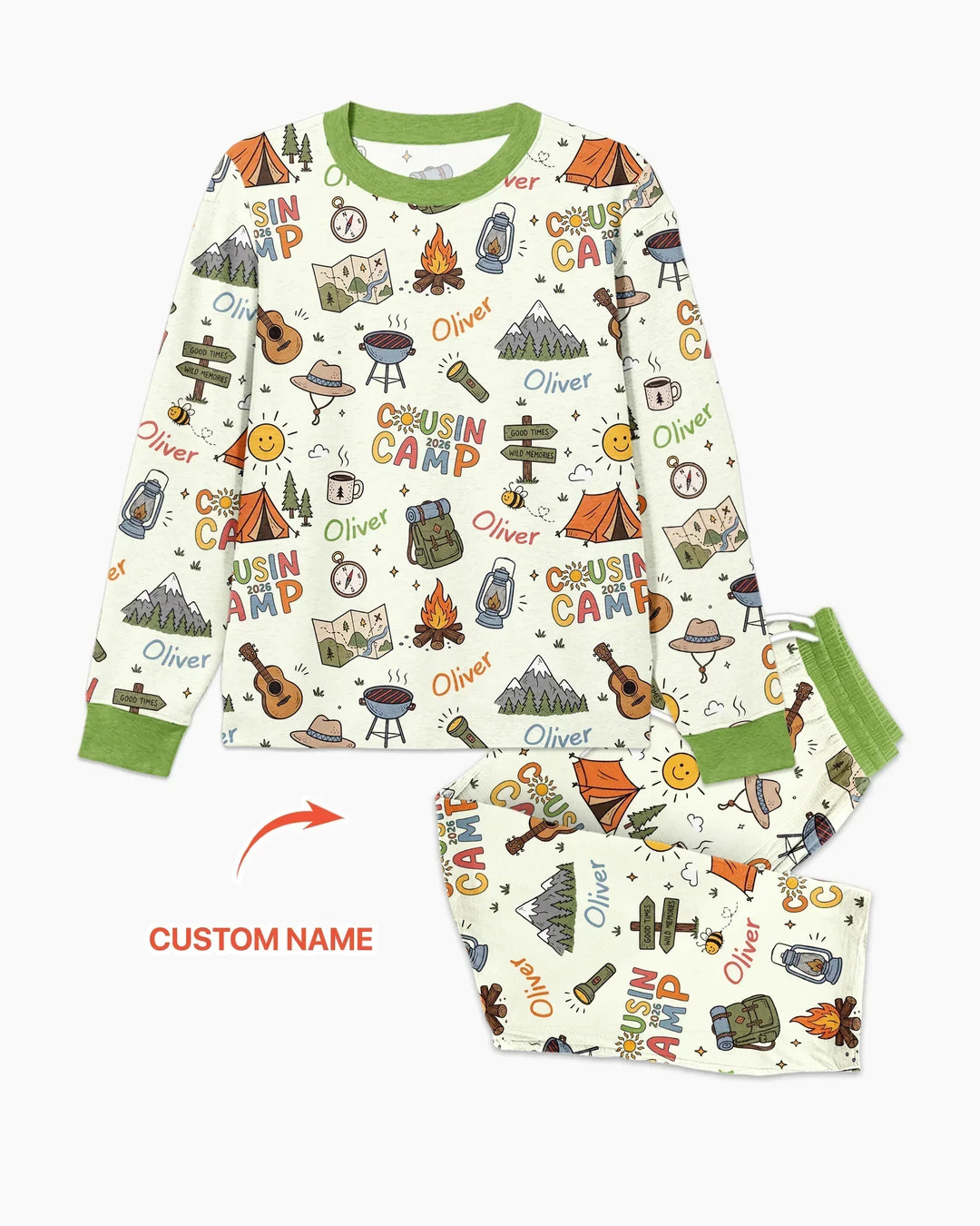 plantilla Conjunto de Pijama de Bambú para Hombre