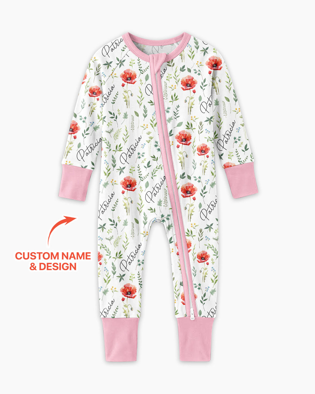 Birth Month Flower Bamboo Convertible Zippy