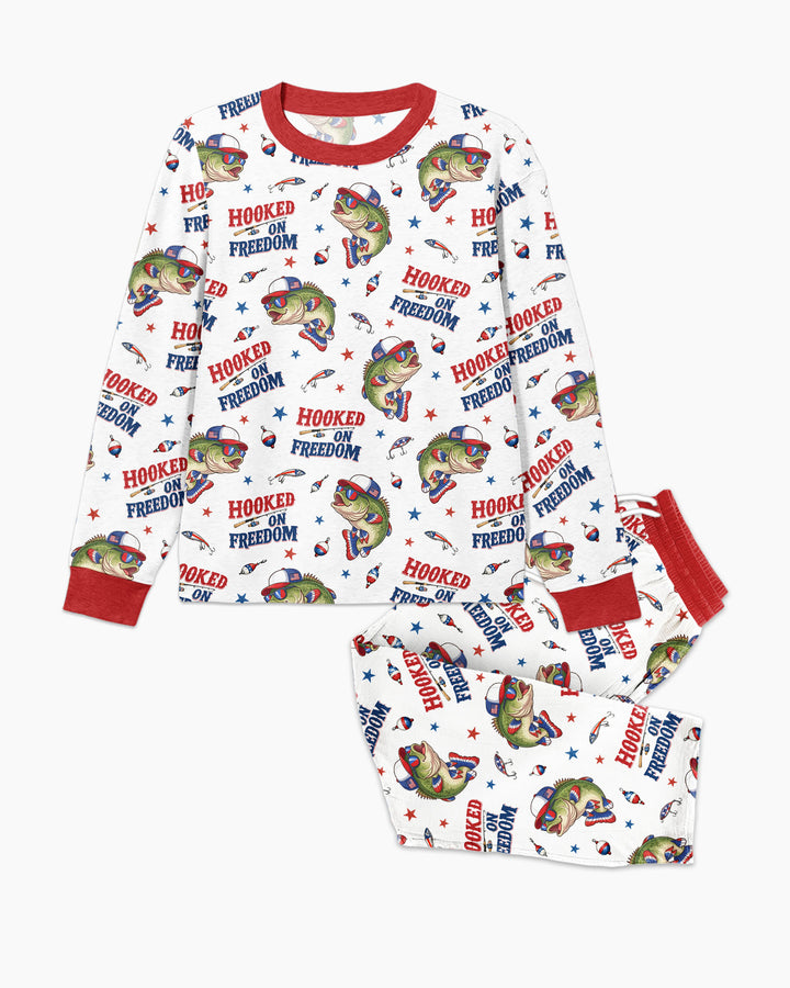 Hooked On Freedom Bamboo Men's Pajama Set