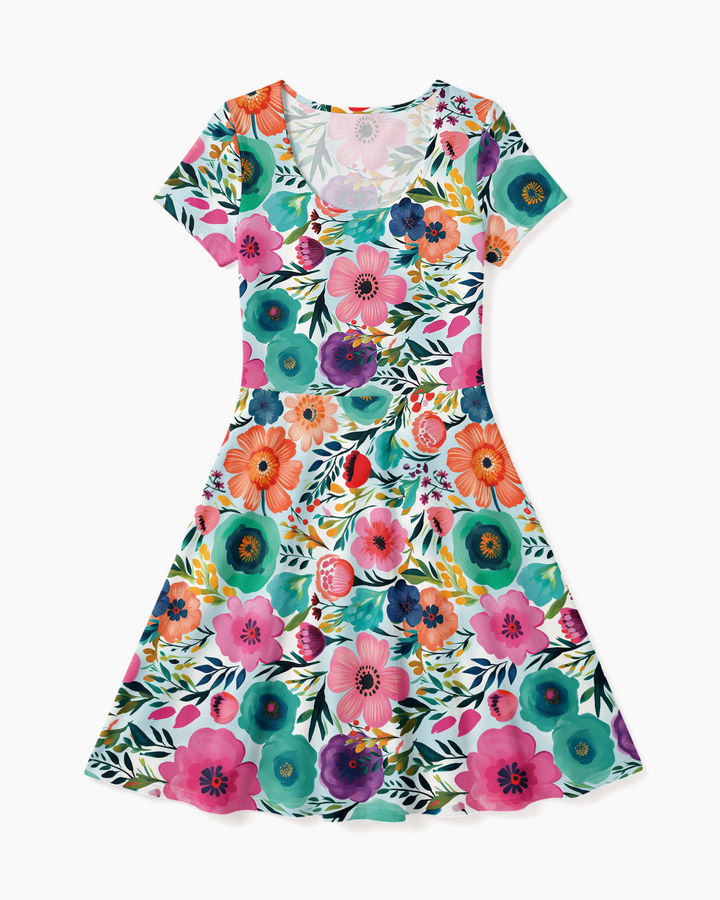 Vorlage Bambus Twirl Kleid