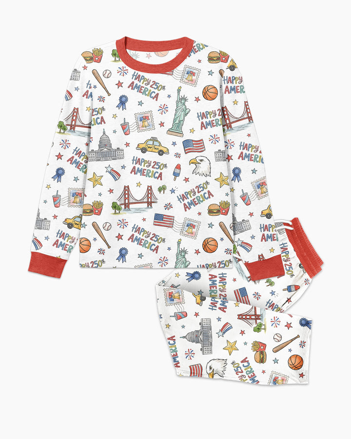 America 250 Celebration Bamboo Men's Pajama Set