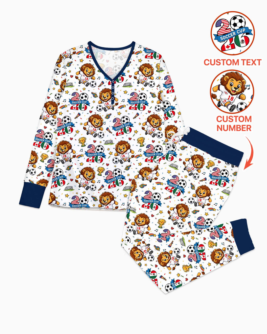 Plantilla de conjunto de pijama de mujer de bambú