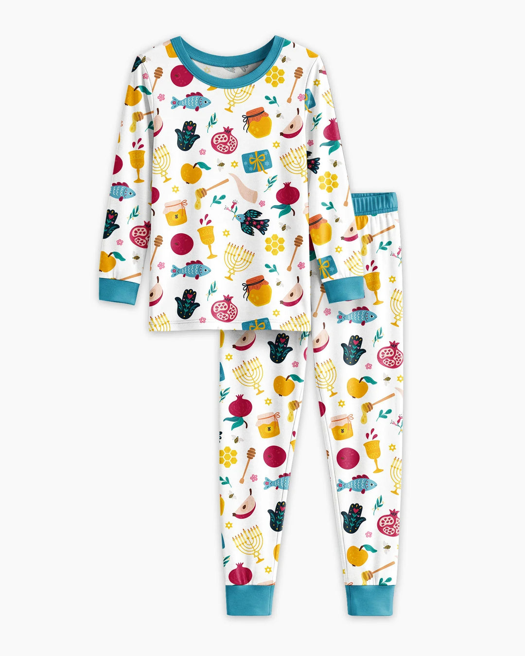Pijama de dos piezas de bambú de manga larga El mejor papá del mundo