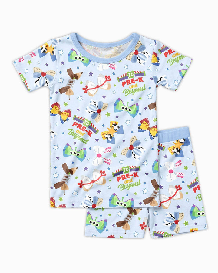 Ready for Pre-K Bamboo Two Piece Short Sleeve Shorts Pajama Set