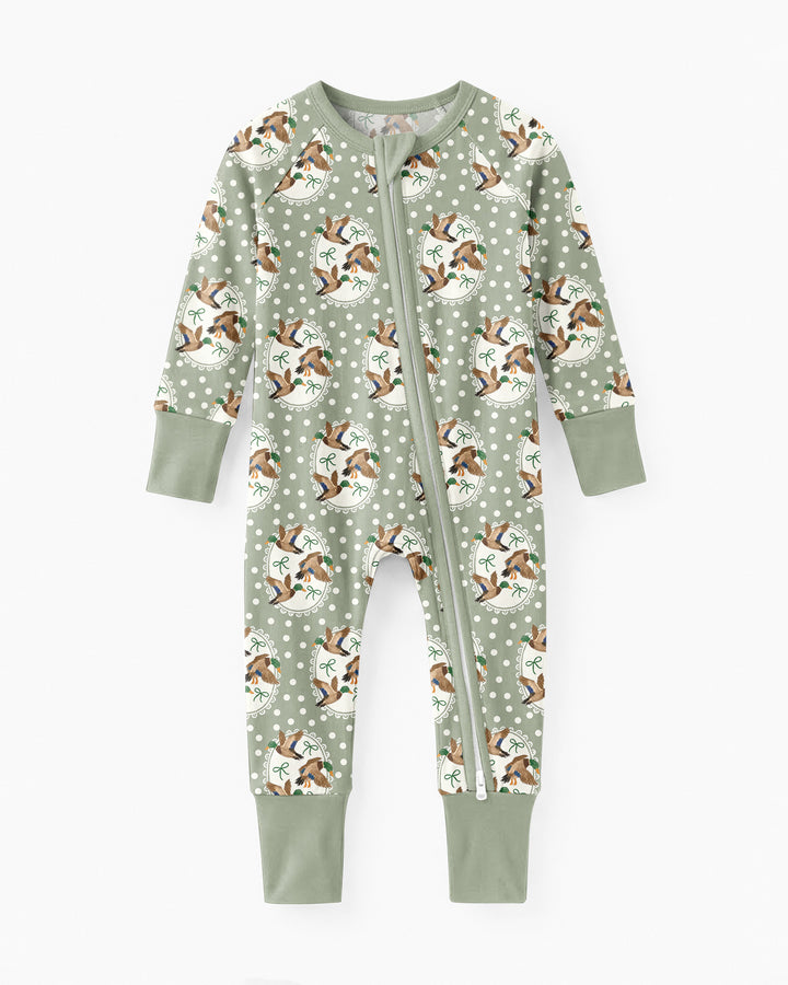 Dapper Ducks & Bows Bamboo Convertible Zippy