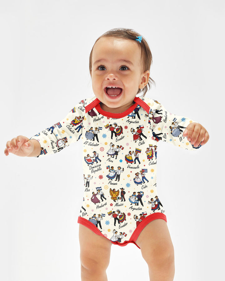 Gerippte Babykleidung mit individuellem Foto - Weich &amp; Skizzenhaft