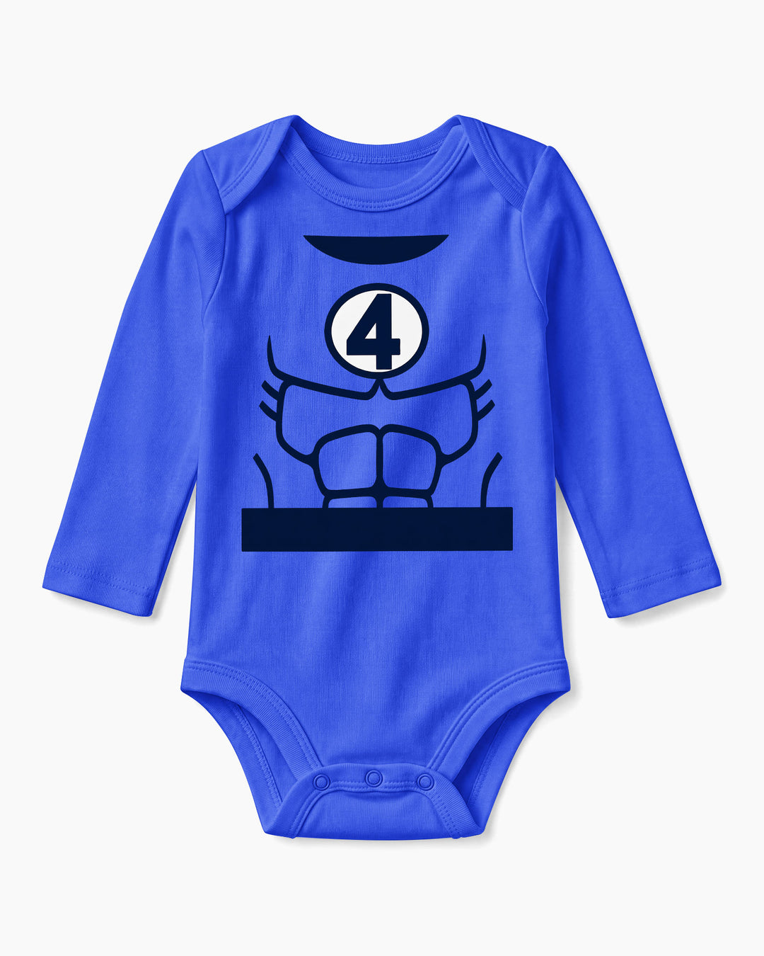 Baby Fantastic Hero Halloween Costume Bamboo Bodysuit