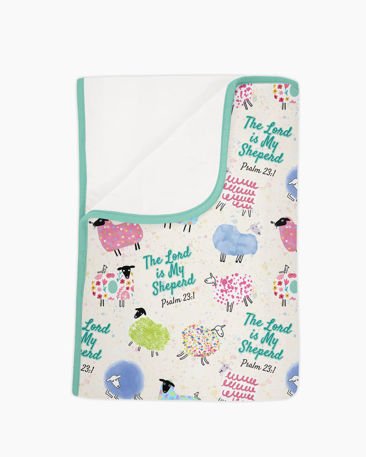 The Lord Is My Shepherd Psalm 23 Bamboo Blanket