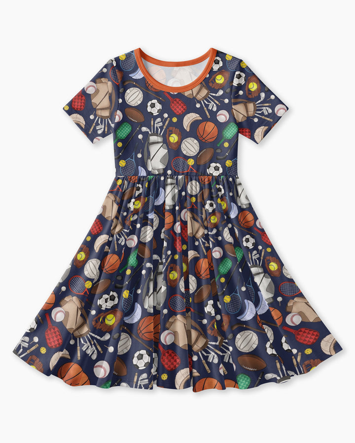 Sports Equipment Bamboo Twirl Dress