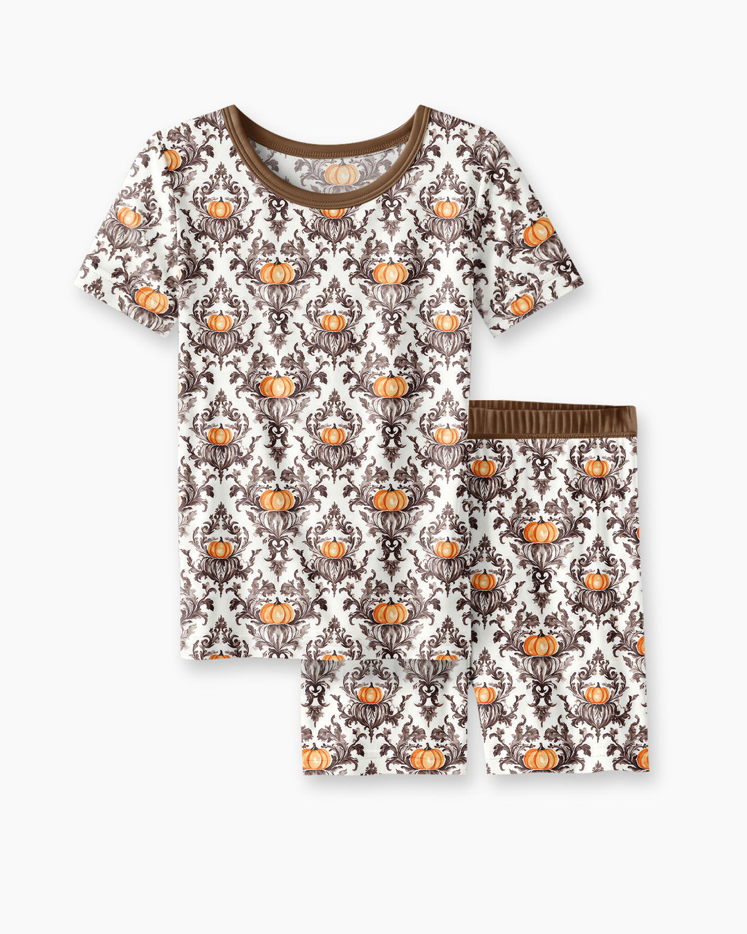 Schlafanzug-Set zweiteilig, kurze Ärmel, kurze Hose, Bambus