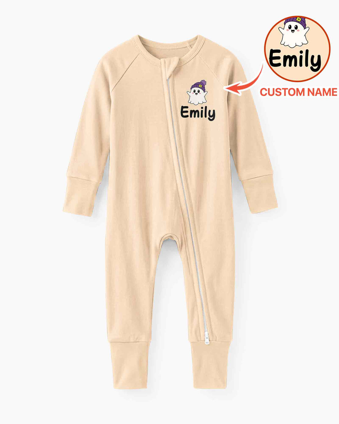 Personalized Boo Crew Halloween Ghost Group Spooky Bamboo Convertible Zippy