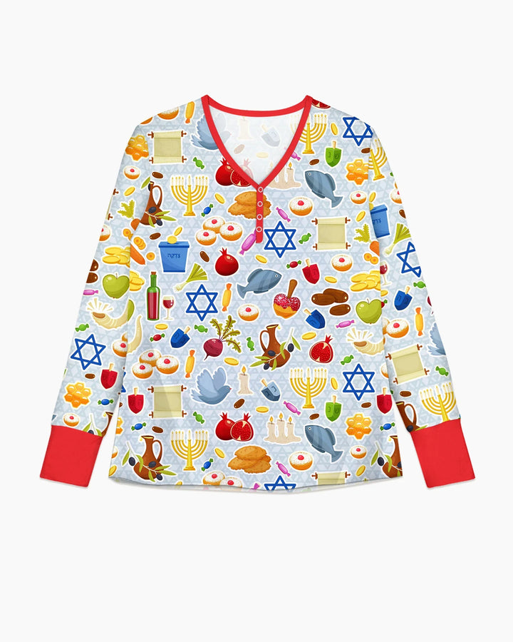 Vorlage Bambus Damen Pyjama Set