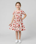 Pomegranate Garden Joy Family Matching Bamboo Twirl Dress