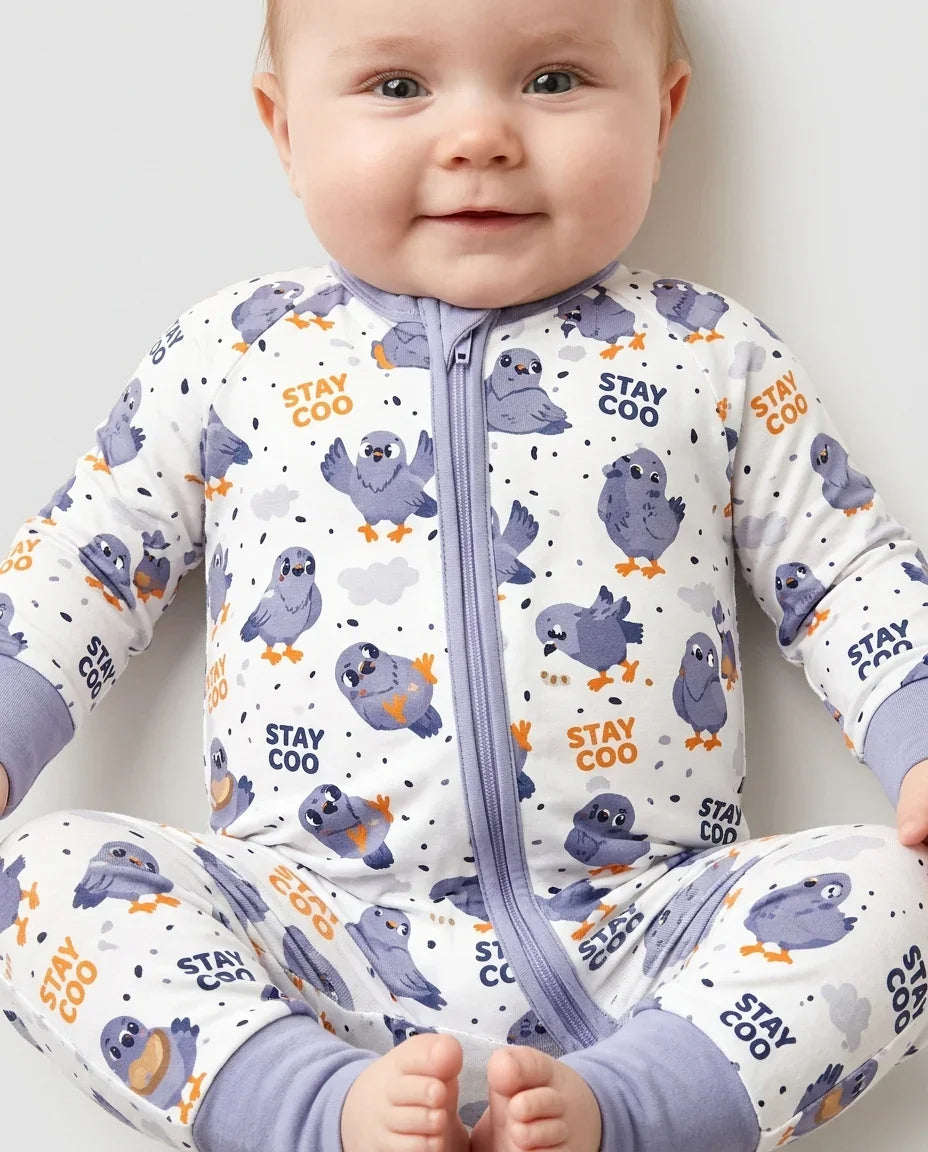 Pigeon Stay Coo Bamboo Convertible Zippy