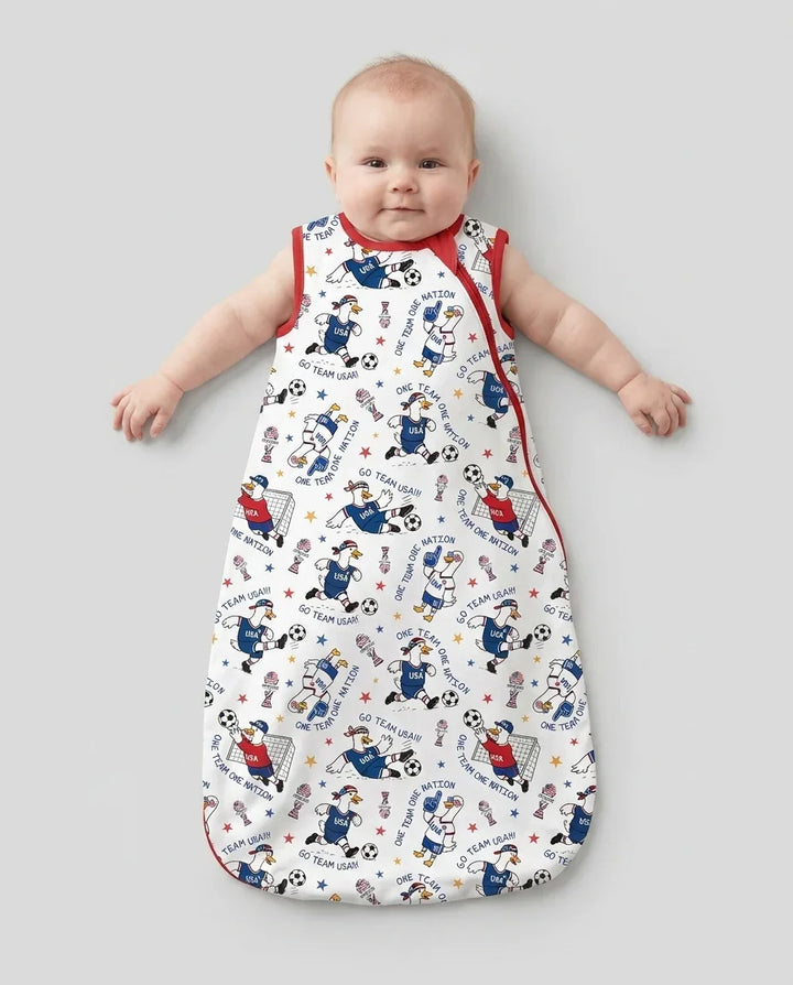 USA Soccer Goose Family Matching Bamboo Sleep Bag