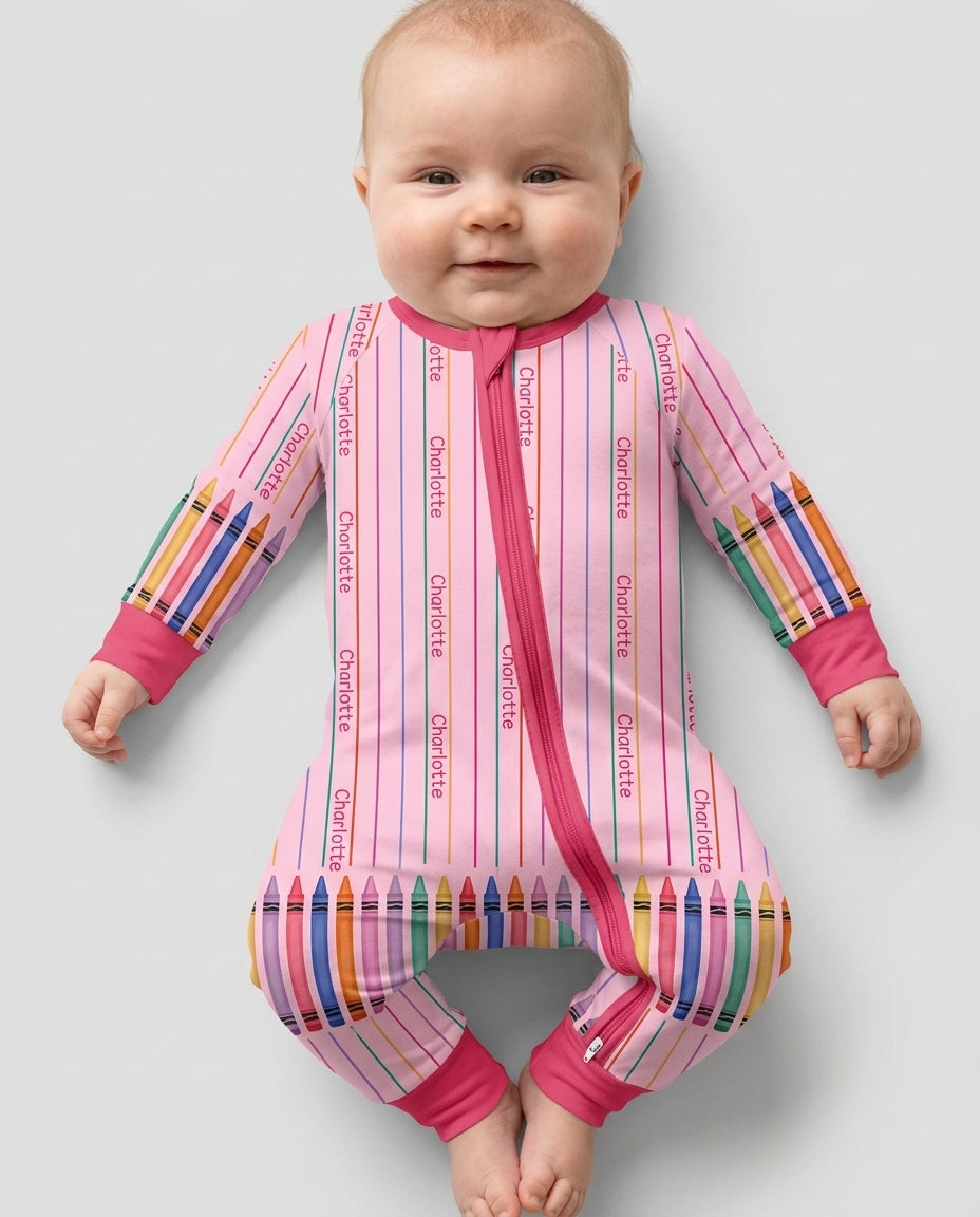 Gerippte Babykleidung mit individuellem Foto - Weich &amp; Skizzenhaft