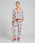 Vorlage Bambus Damen Pyjama Set