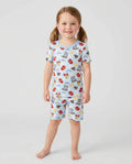 Cowboy Story Bamboo Two Piece Short Sleeve Shorts Pajama Set