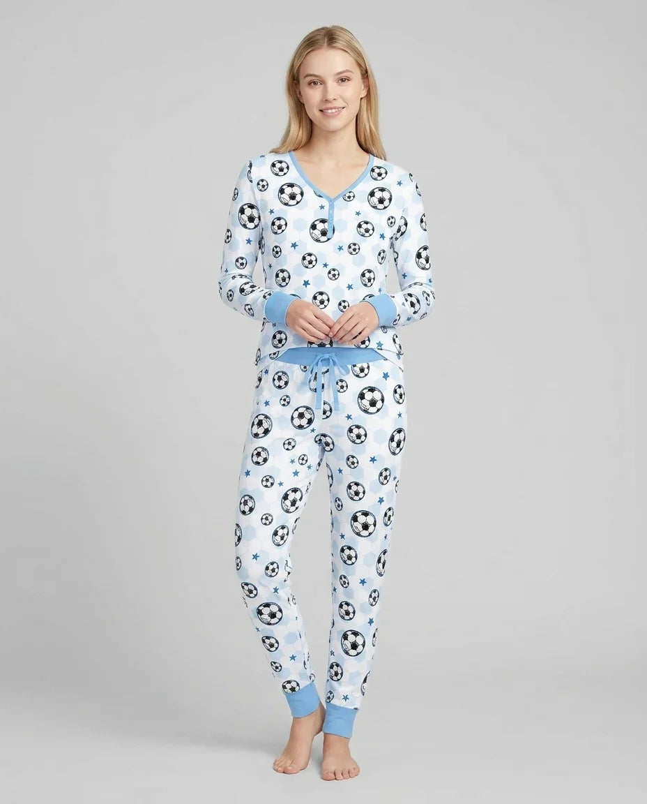 Goal Squad Family Matching Bamboo Women Pajama Set