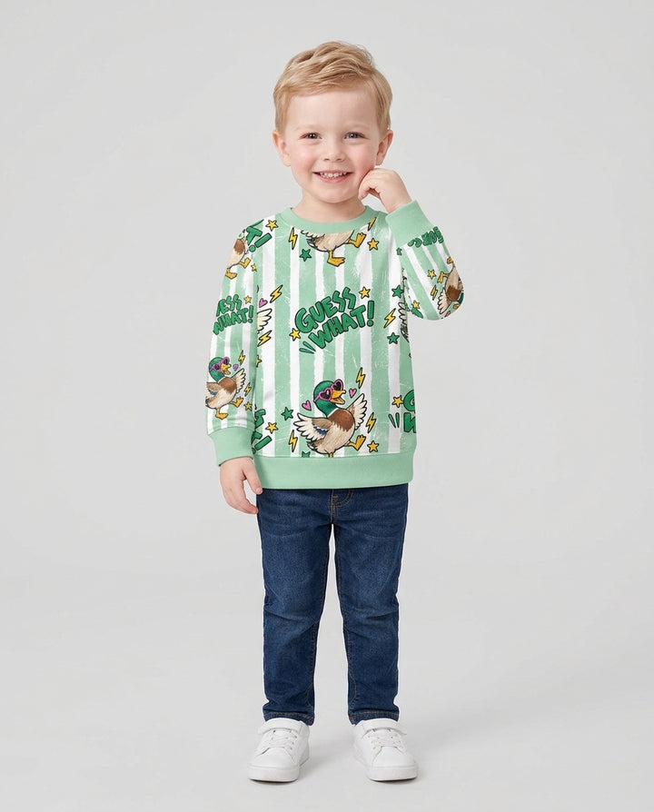 Guess What Mallard Butt Bamboo Crewneck Sweatshirt