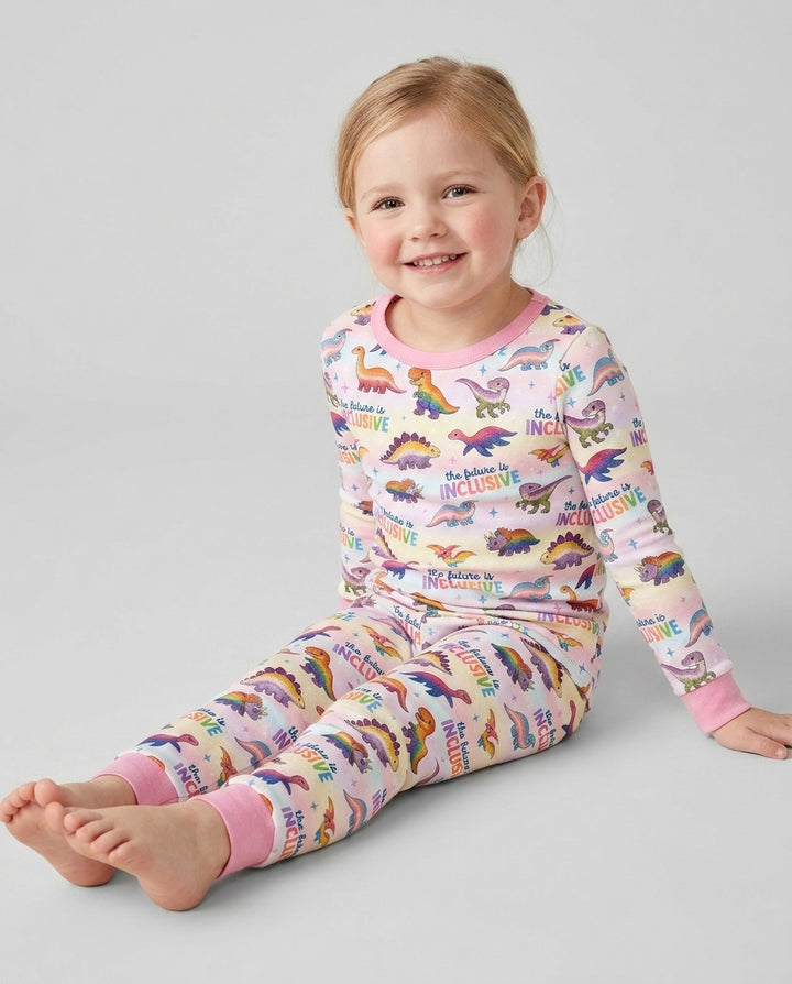 The Future is Inclusive Bamboo Two Piece Long Sleeve Pajama Set